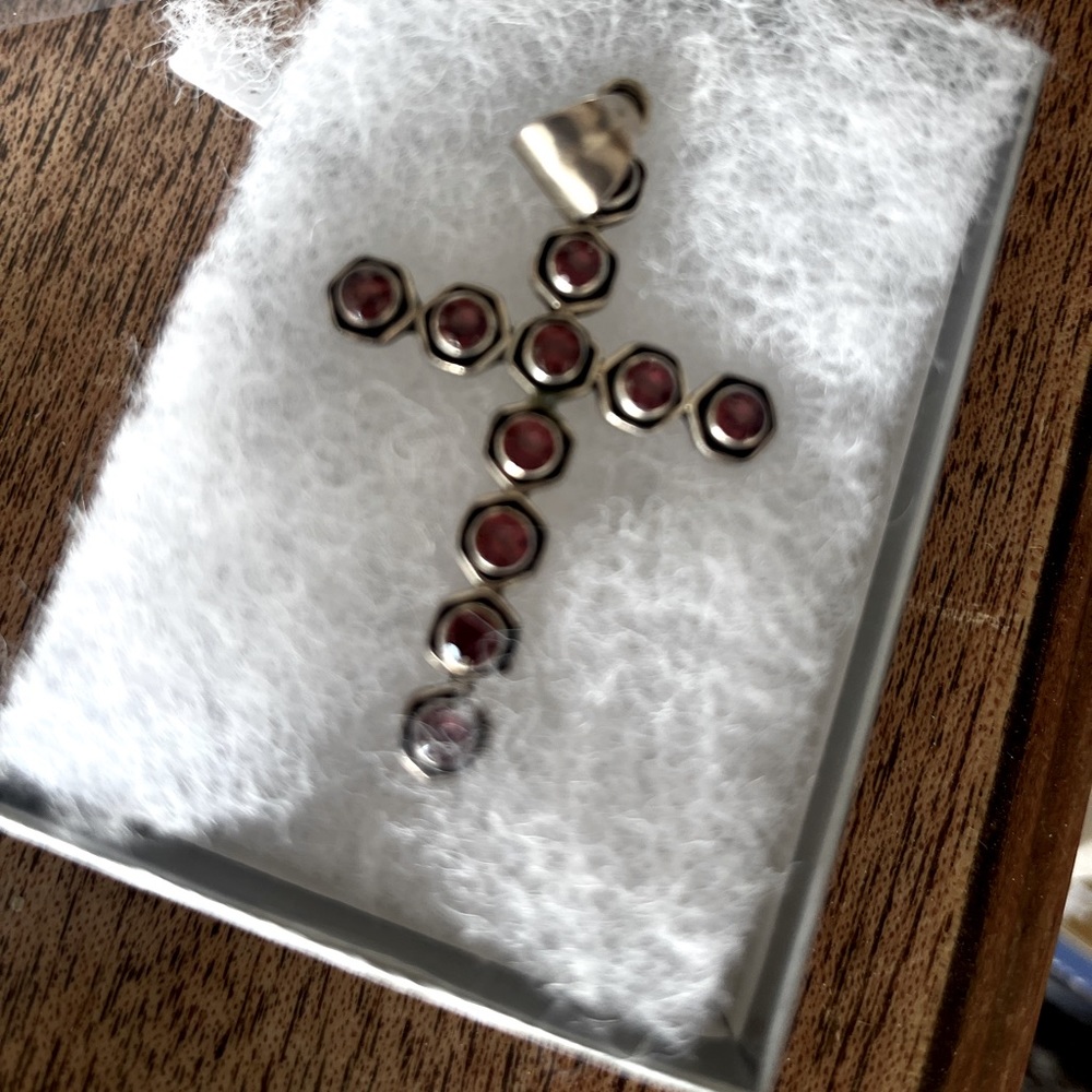 Cross necklace charm